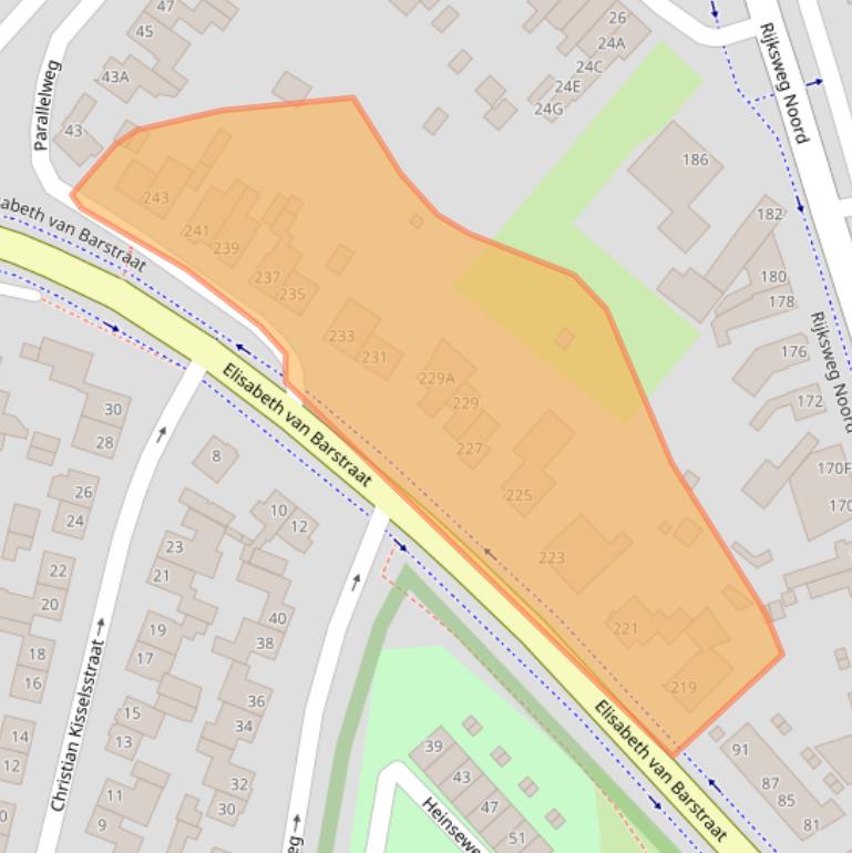 Kaart van postcodegebied 6131CE.