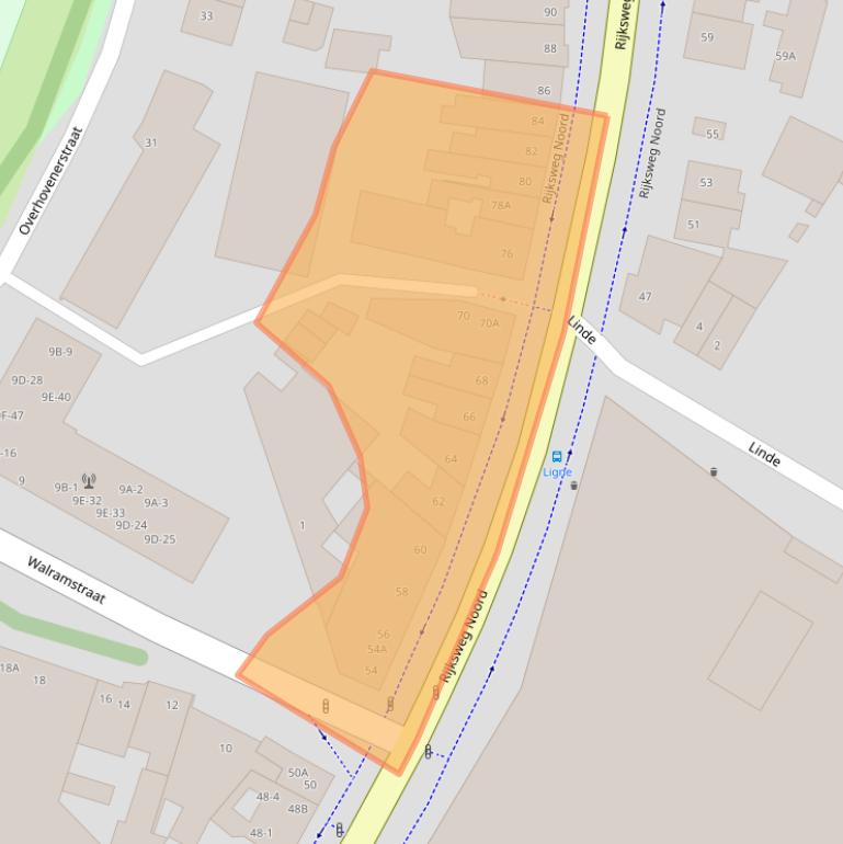 Kaart van postcodegebied 6131CM.