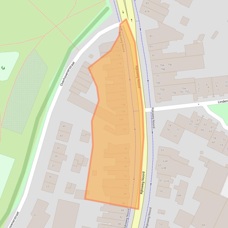 Kaart van postcodegebied 6131CN.