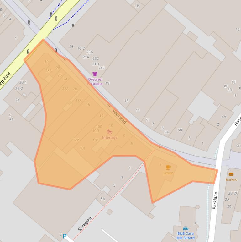 Kaart van postcodegebied 6131CR.