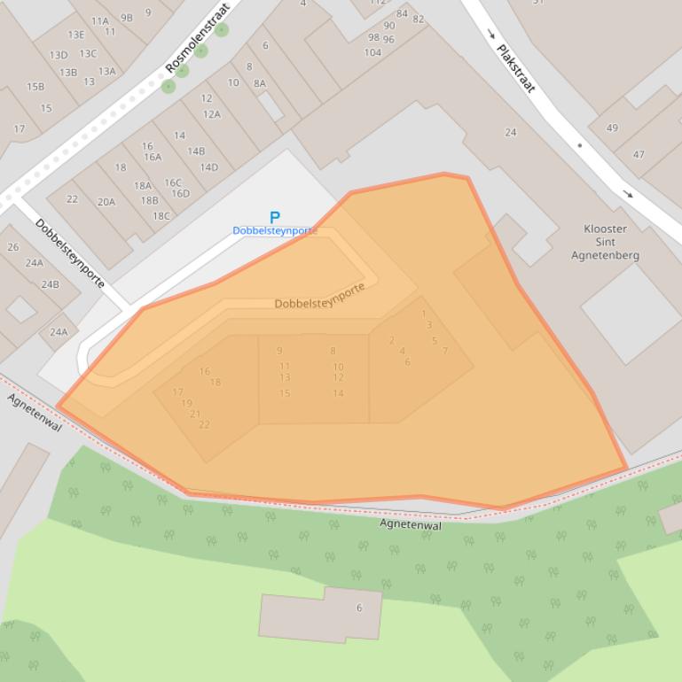 Kaart van postcodegebied 6131DC.