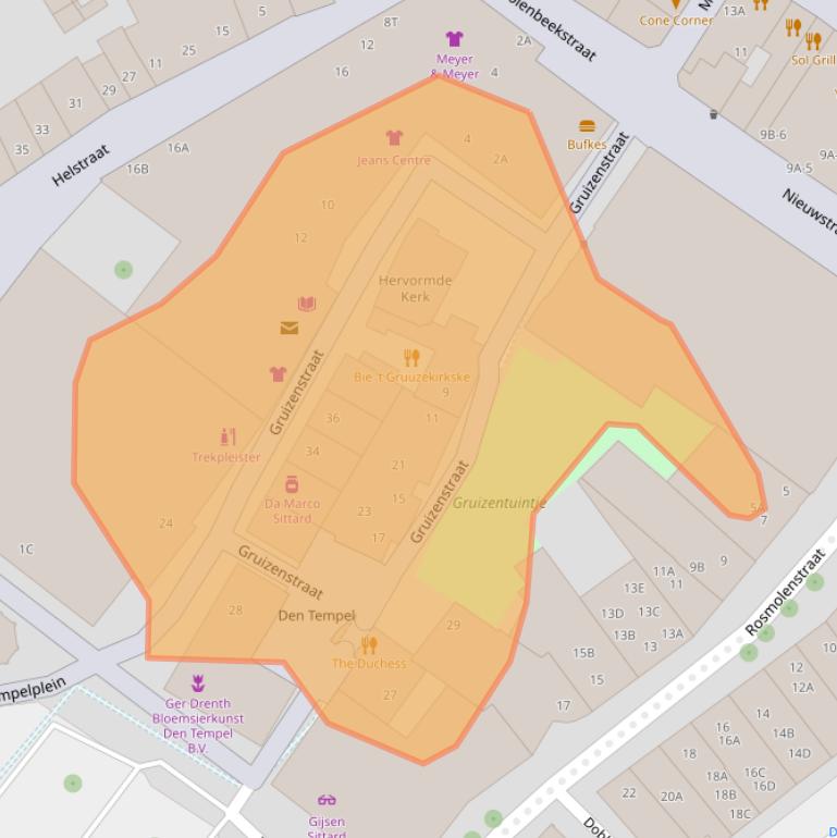 Kaart van postcodegebied 6131EH.