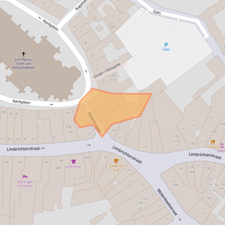 Kaart van postcodegebied 6131ET.