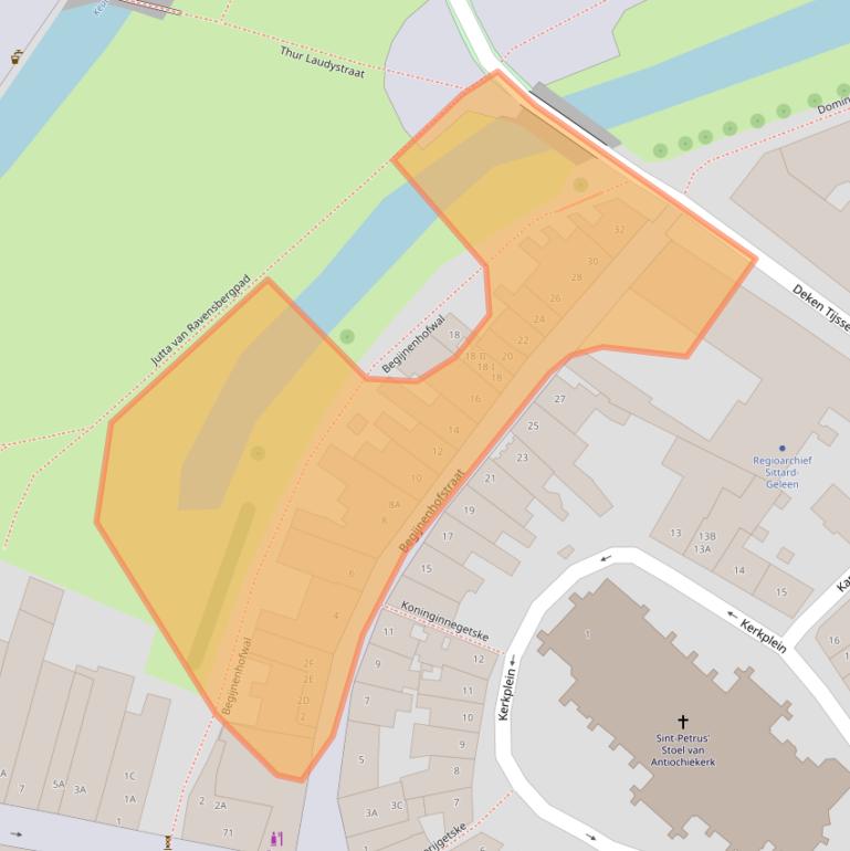 Kaart van postcodegebied 6131EX.