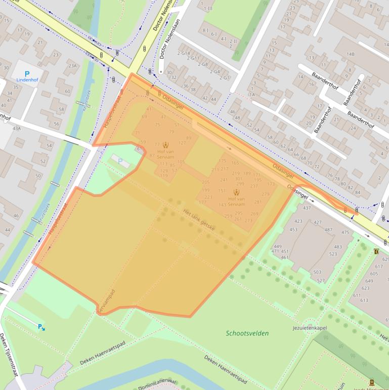 Kaart van postcodegebied 6131GL.