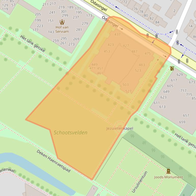 Kaart van postcodegebied 6131GR.