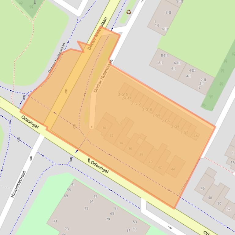 Kaart van postcodegebied 6131GW.