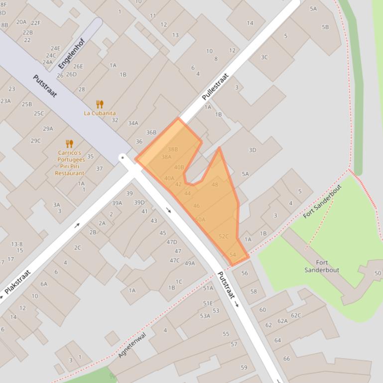 Kaart van postcodegebied 6131HM.