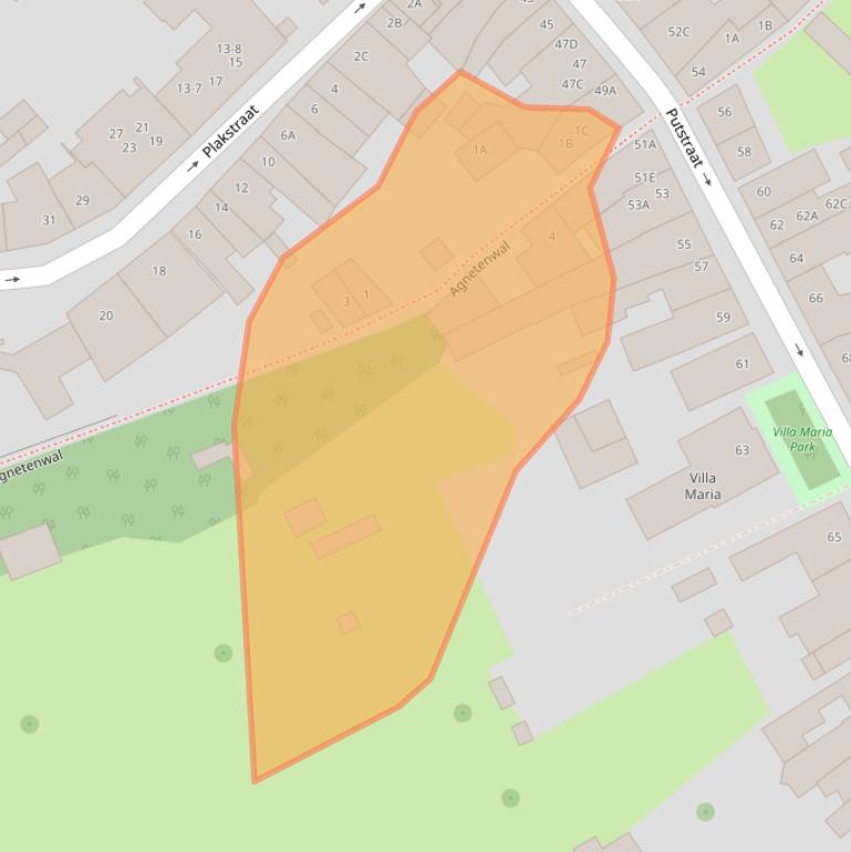 Kaart van postcodegebied 6131HR.