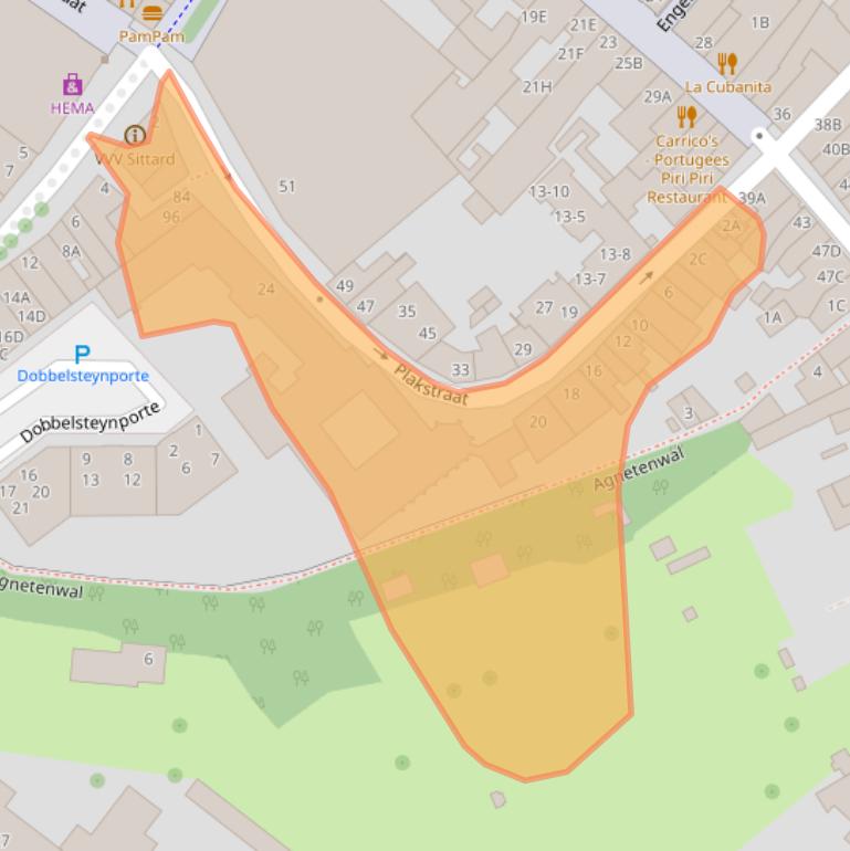 Kaart van postcodegebied 6131HT.