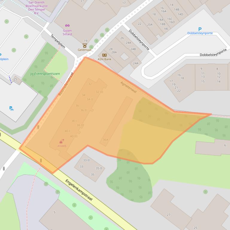 Kaart van postcodegebied 6131HZ.