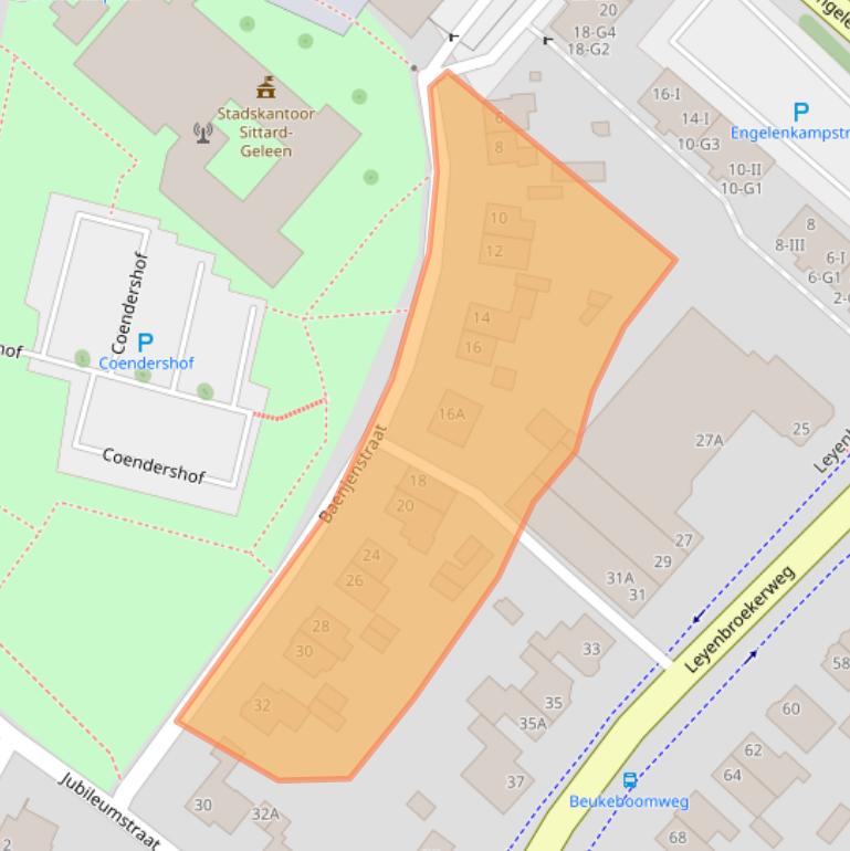 Kaart van postcodegebied 6131JK.