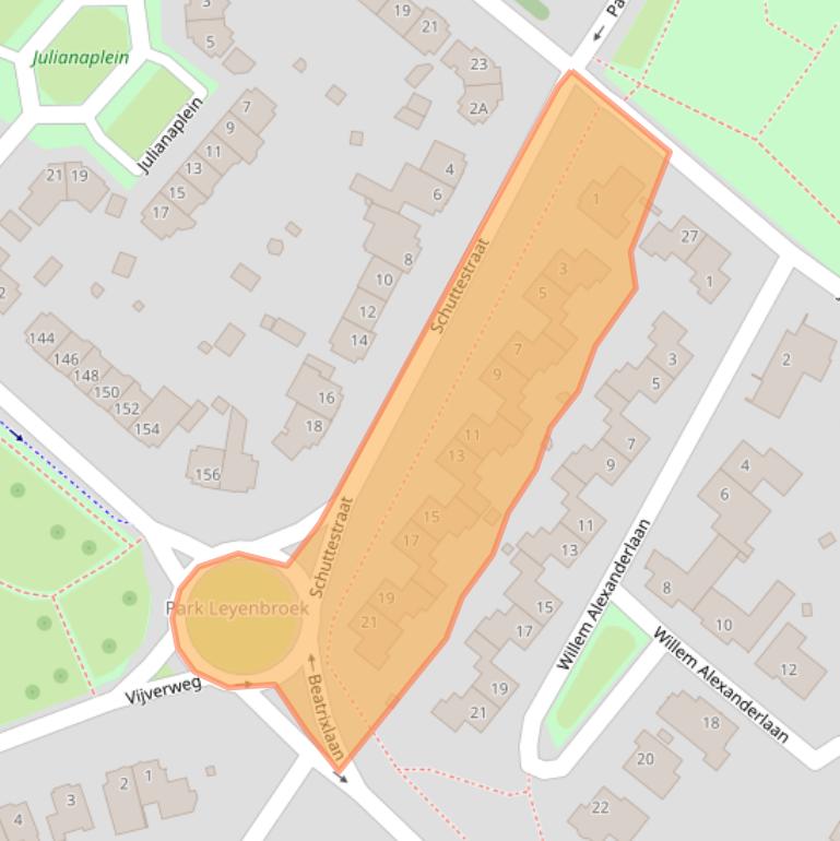 Kaart van postcodegebied 6131JP.