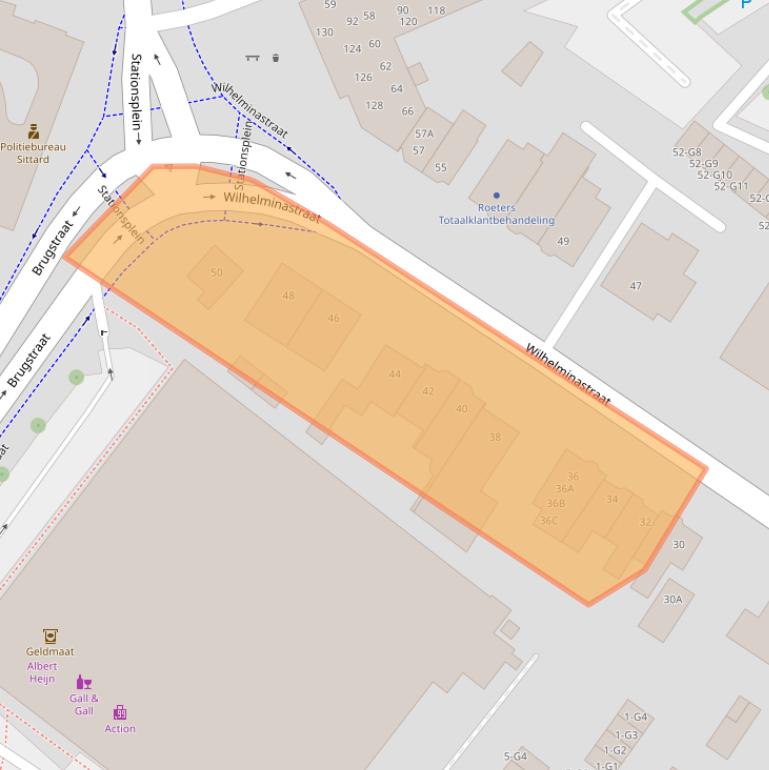 Kaart van postcodegebied 6131KR.