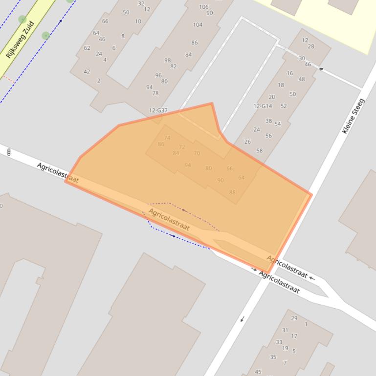 Kaart van postcodegebied 6131KT.