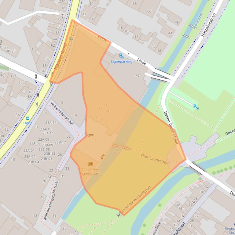 Kaart van postcodegebied 6131MT.