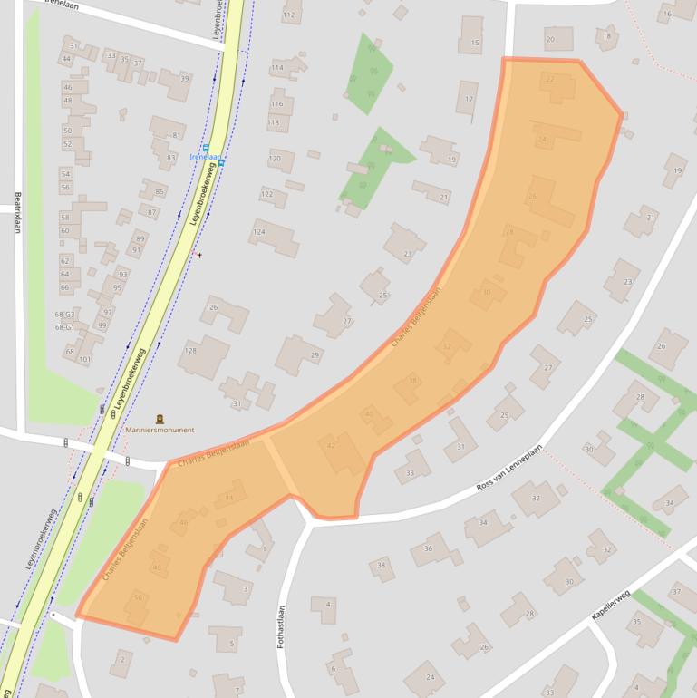 Kaart van postcodegebied 6132AH.