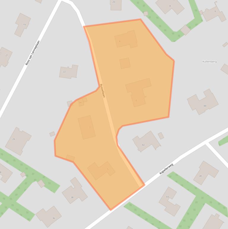 Kaart van postcodegebied 6132AS.