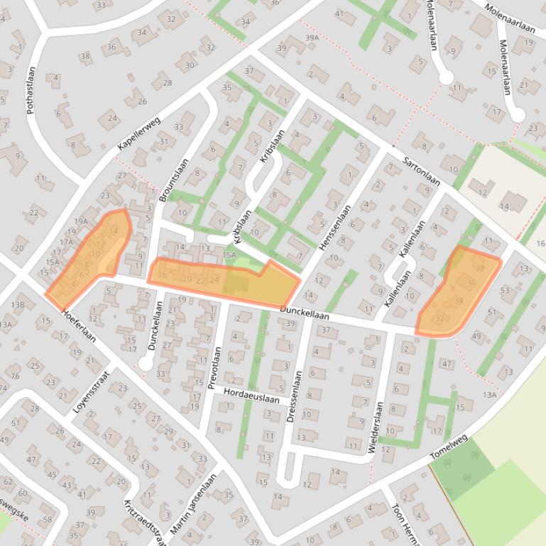 Kaart van postcodegebied 6132BL.