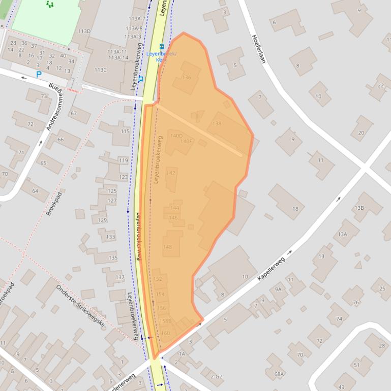 Kaart van postcodegebied 6132CJ.
