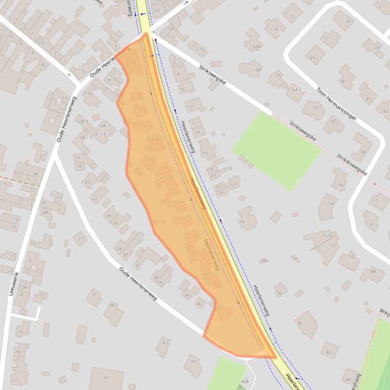 Kaart van postcodegebied 6132CK.