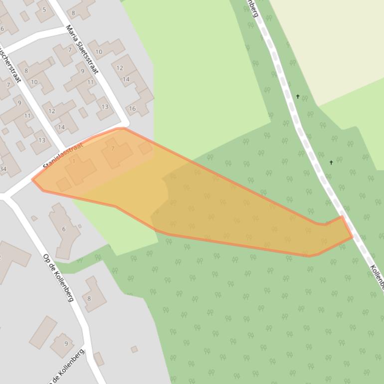 Kaart van postcodegebied 6132CZ.