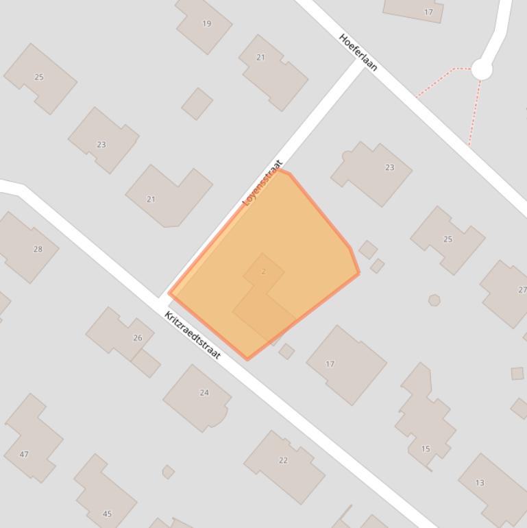 Kaart van postcodegebied 6132DC.