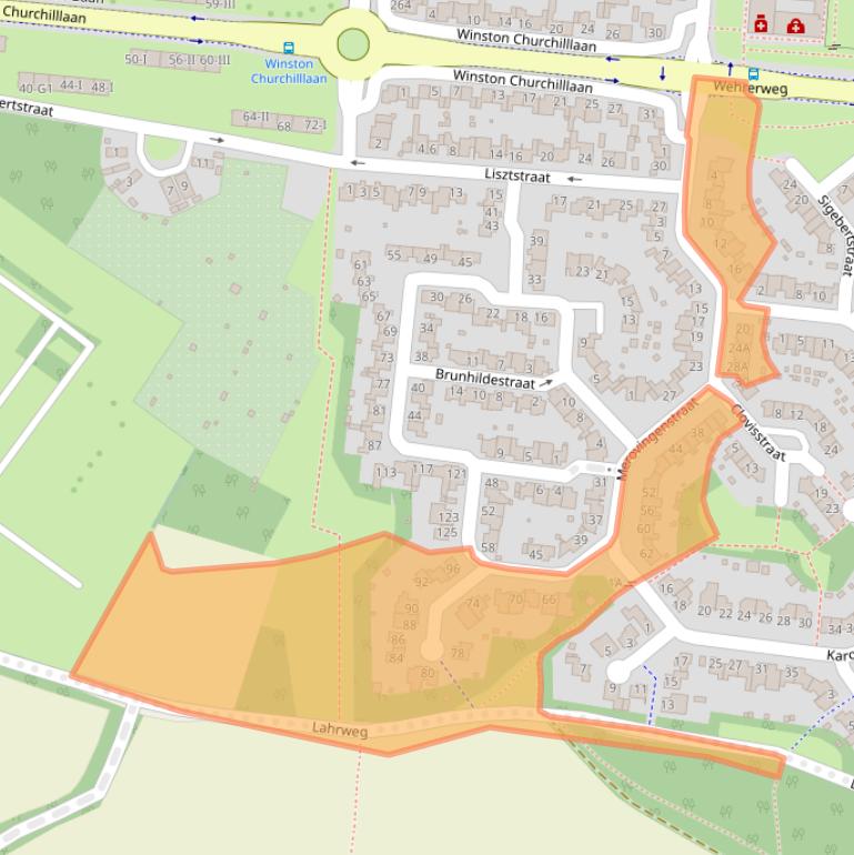 Kaart van postcodegebied 6132EA.