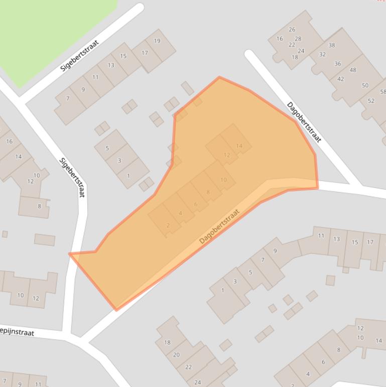 Kaart van postcodegebied 6132EN.