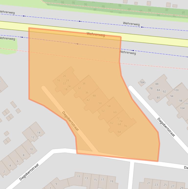 Kaart van postcodegebied 6132EP.