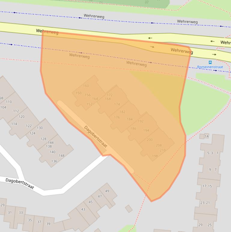 Kaart van postcodegebied 6132ES.