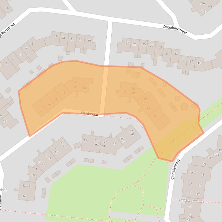 Kaart van postcodegebied 6132EV.