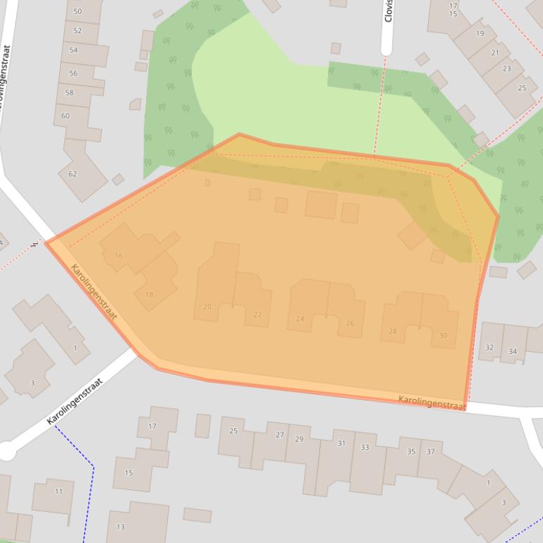 Kaart van postcodegebied 6132GA.