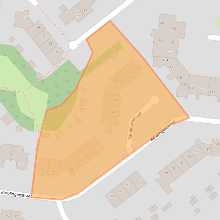 Kaart van postcodegebied 6132GB.