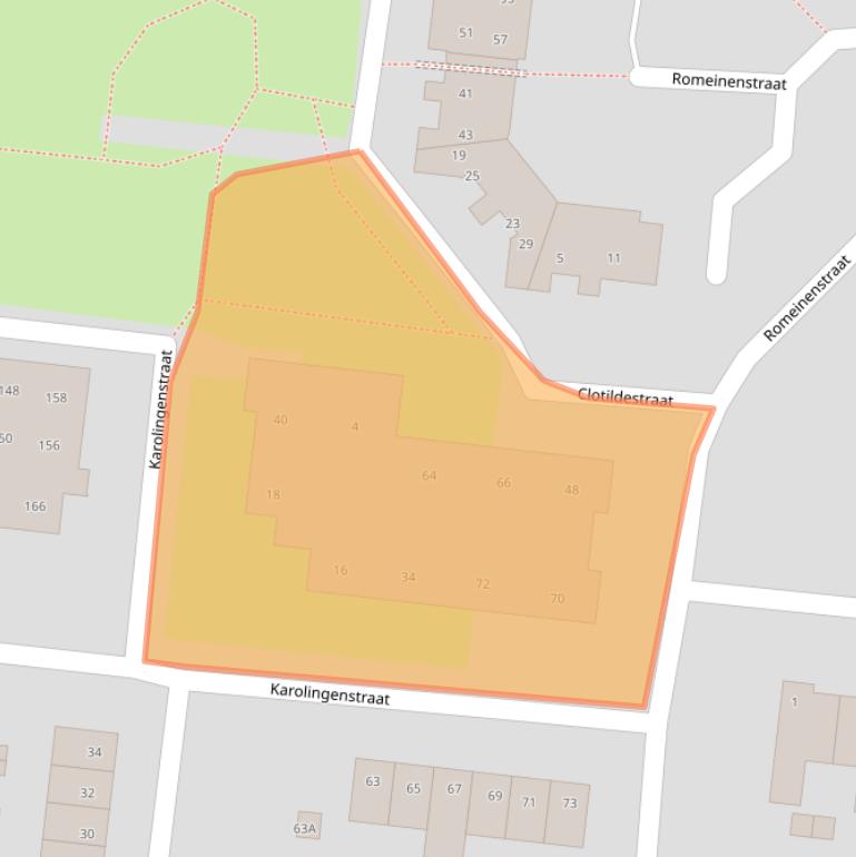 Kaart van postcodegebied 6132GE.