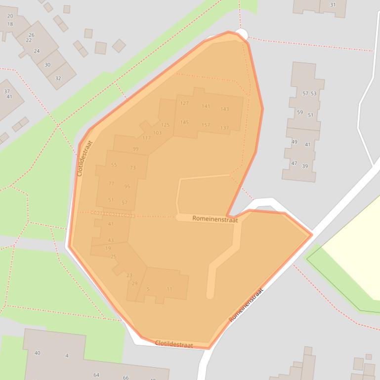 Kaart van postcodegebied 6132GG.