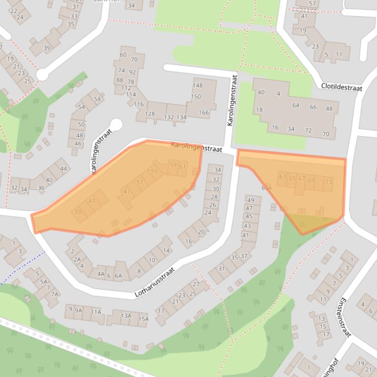 Kaart van postcodegebied 6132GK.