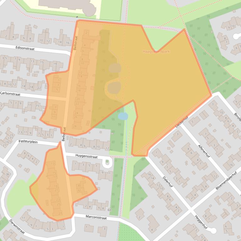 Kaart van postcodegebied 6132GP.