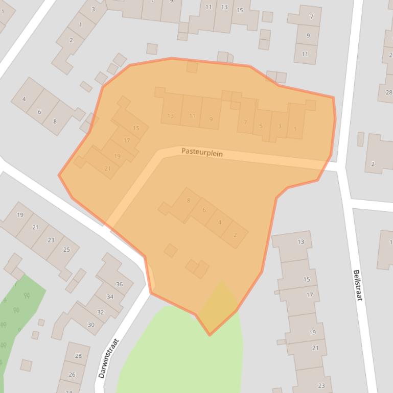 Kaart van postcodegebied 6132GZ.