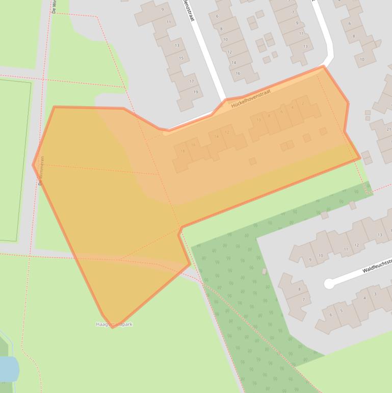 Kaart van postcodegebied 6132HJ.