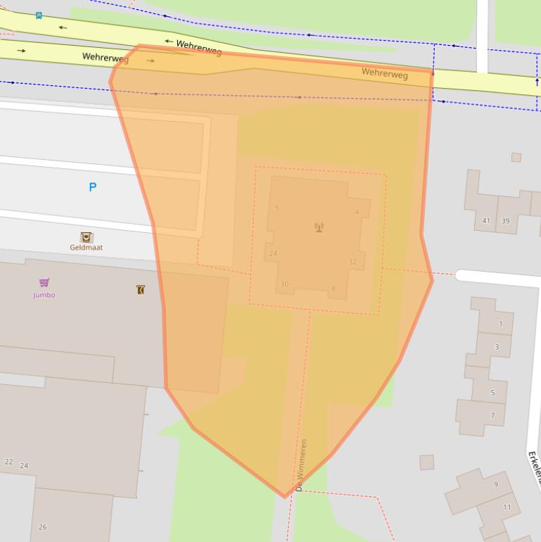 Kaart van postcodegebied 6132HK.