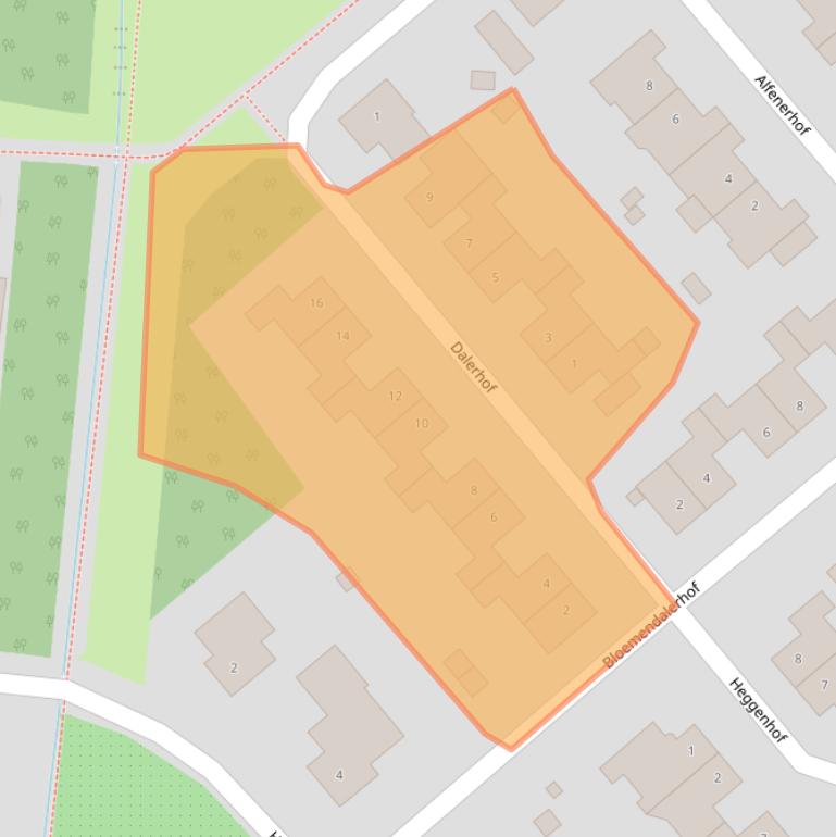 Kaart van postcodegebied 6132SJ.