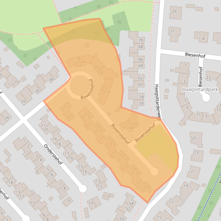 Kaart van postcodegebied 6132SL.