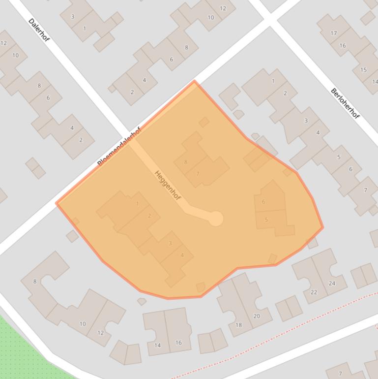 Kaart van postcodegebied 6132SP.