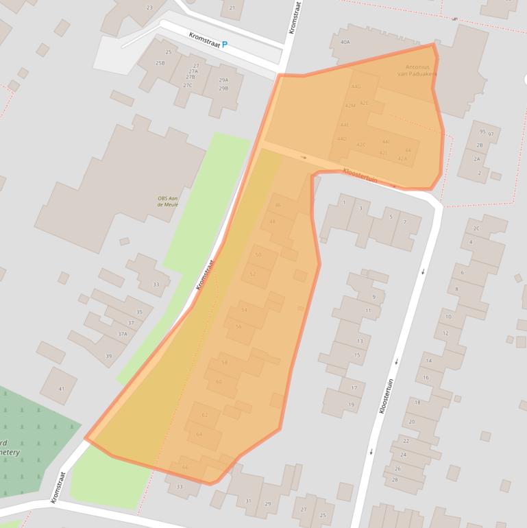 Kaart van postcodegebied 6133AC.