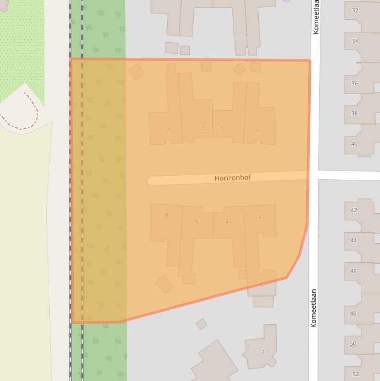 Kaart van postcodegebied 6133VG.