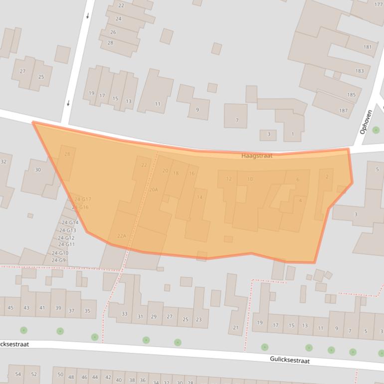 Kaart van postcodegebied 6133VS.