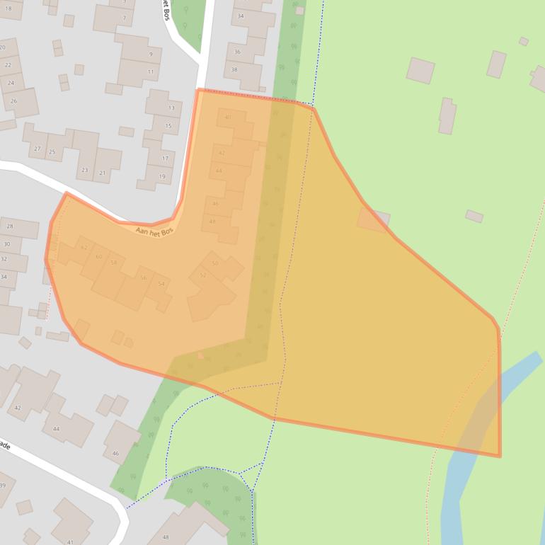 Kaart van postcodegebied 6133WE.