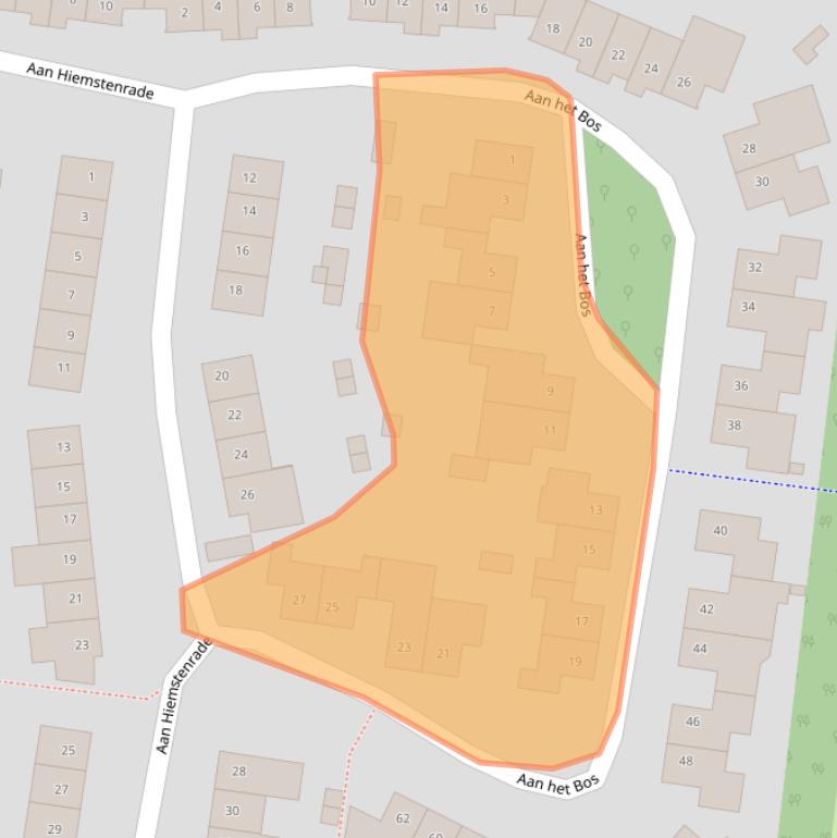 Kaart van postcodegebied 6133WG.
