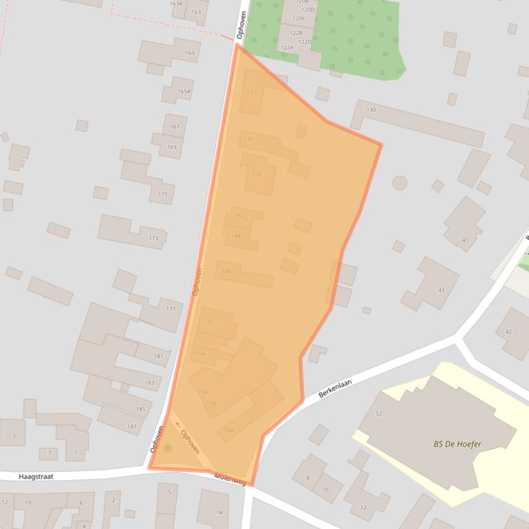 Kaart van postcodegebied 6133XZ.